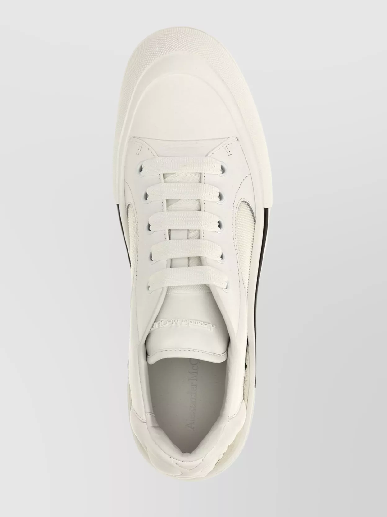 Mc Queen 'Panel Detailing' Neoprene Canvas Rubber Sole Sneakers