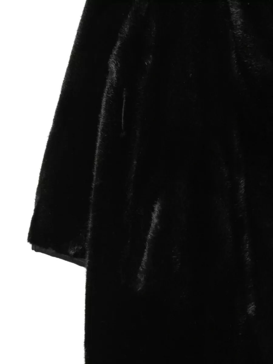 Emporio Armani Faux Fur Funnel Neck Jacket