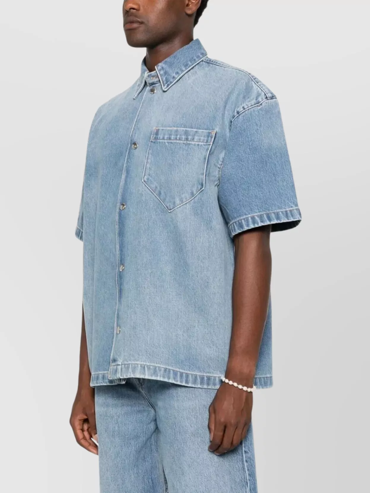 7 For All Mankind "Mason Camp" Short Sleeves Shirt