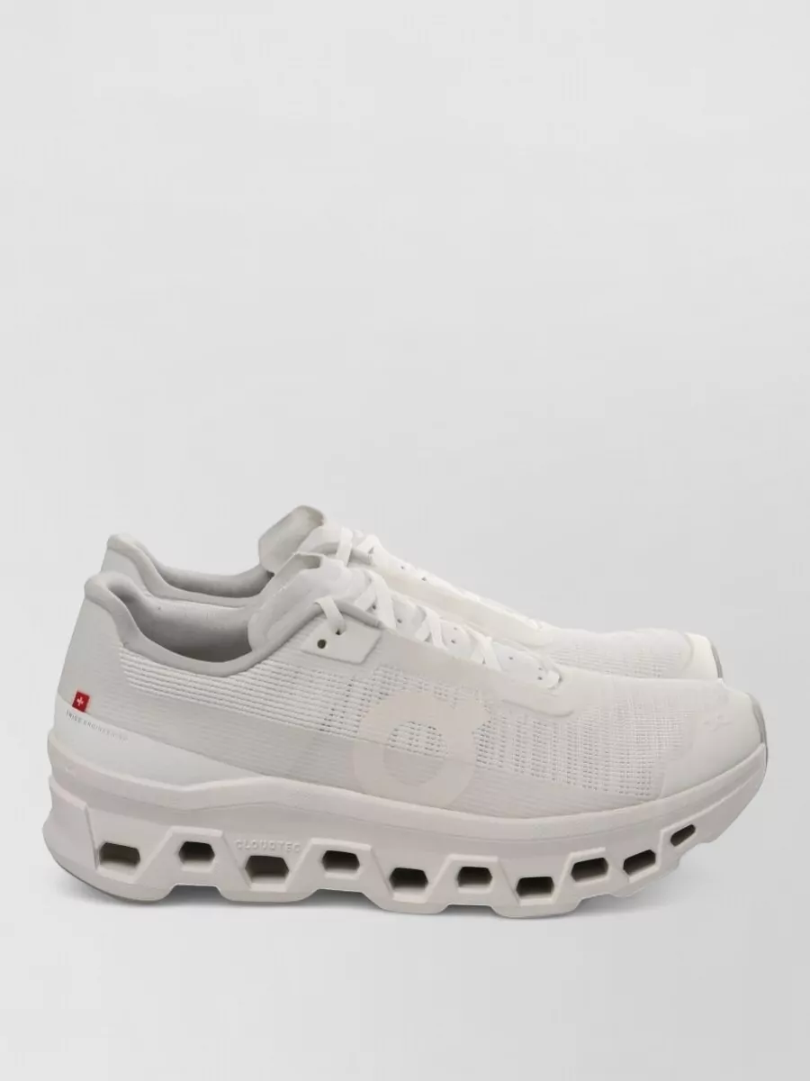 On Cloudmonster Void Mesh Perforated Sole Sneakers