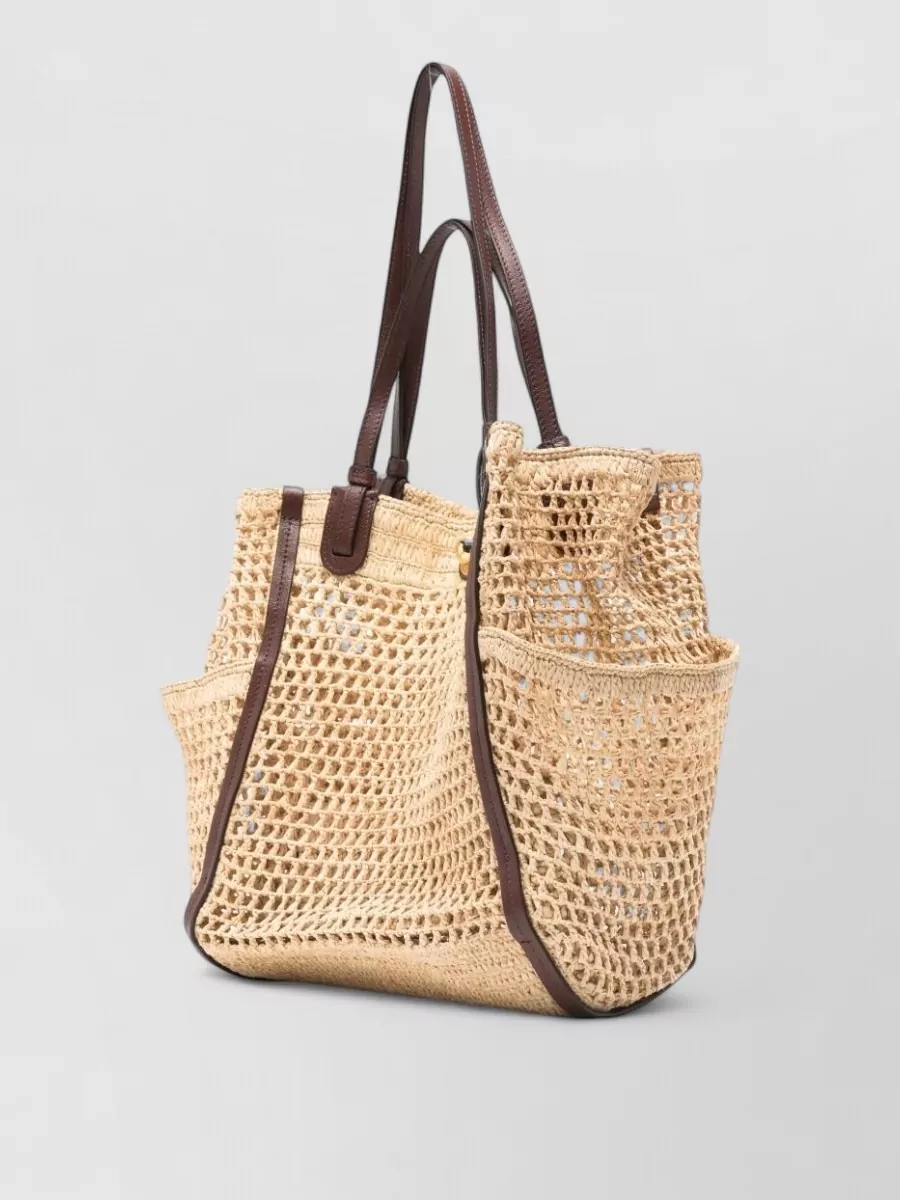 Chloé Chloé Icons Raffia Beach Bag