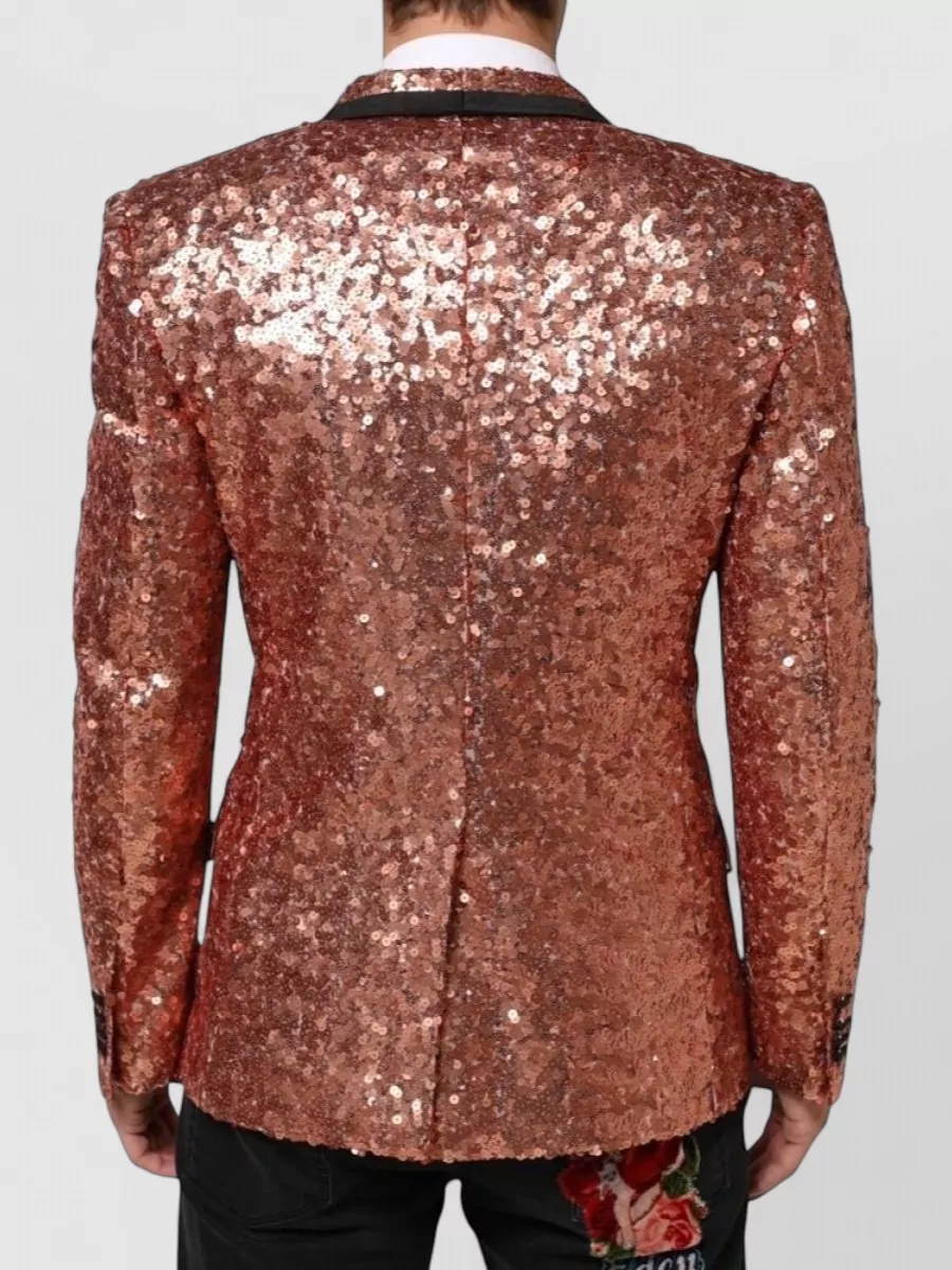 Dolce&Gabbana Sequin Single-Breasted Blazer