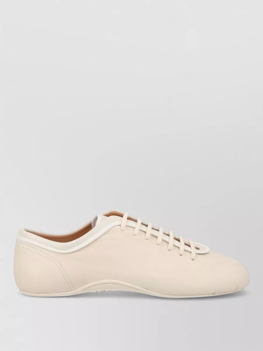 Dries Van Noten Leather Lace-Up Sneakers