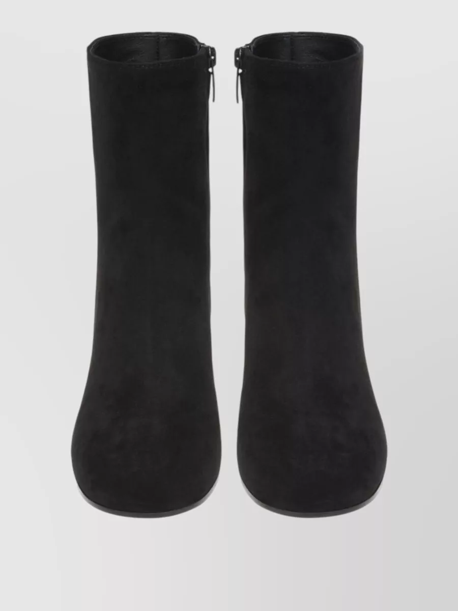 Gianvito Rossi Suede Leather Leopard-Print Ankle Boots