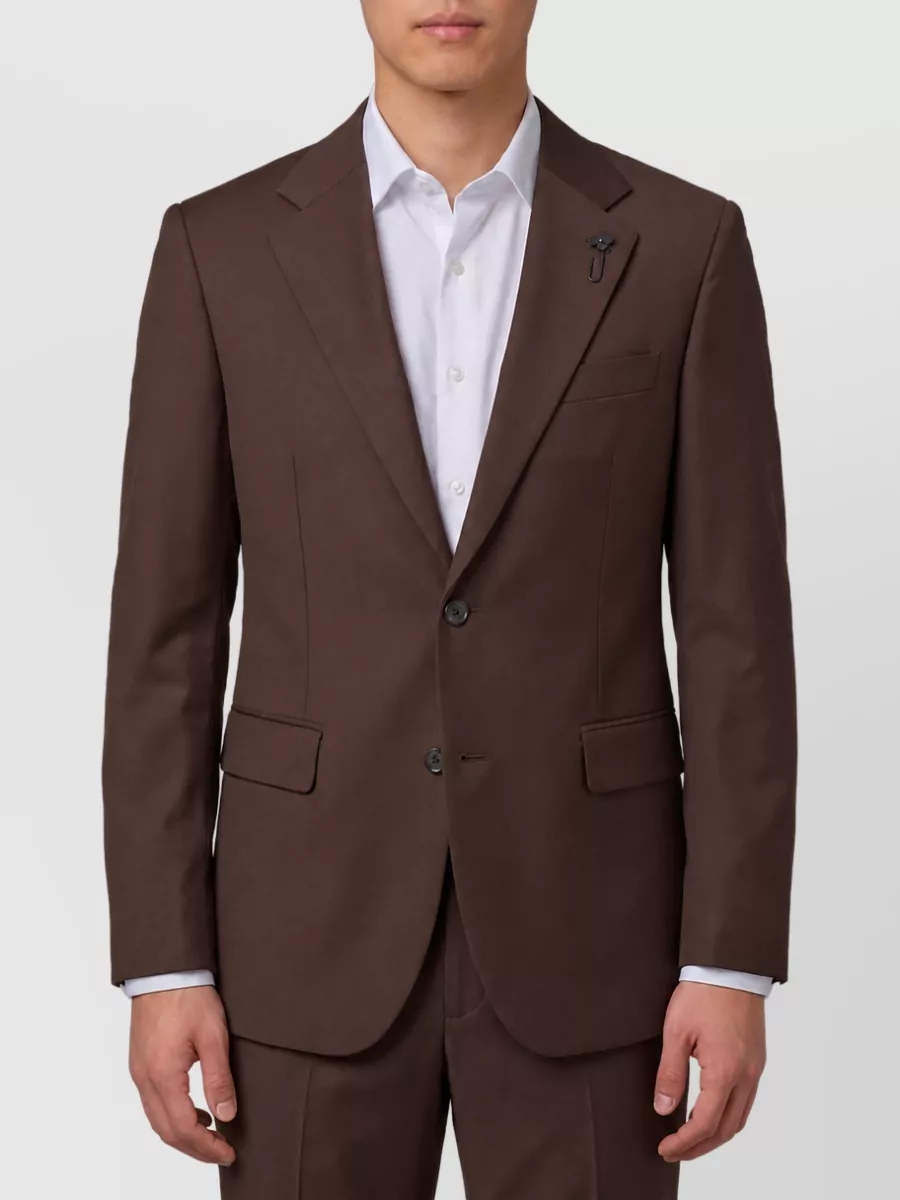 Lardini Virgin Wool Single-Breasted Suit