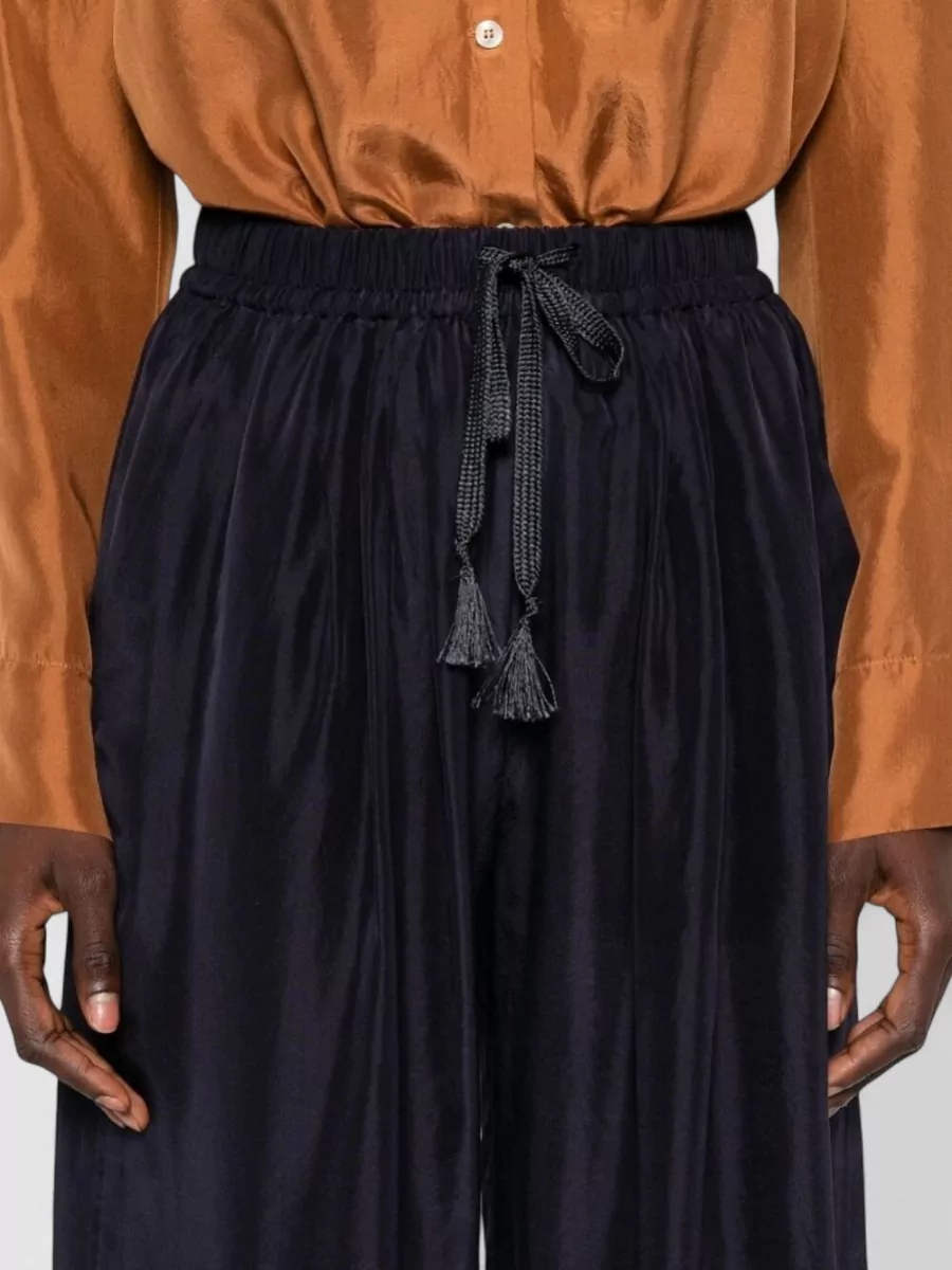 Forte Forte Silk Wide-Leg Trousers
