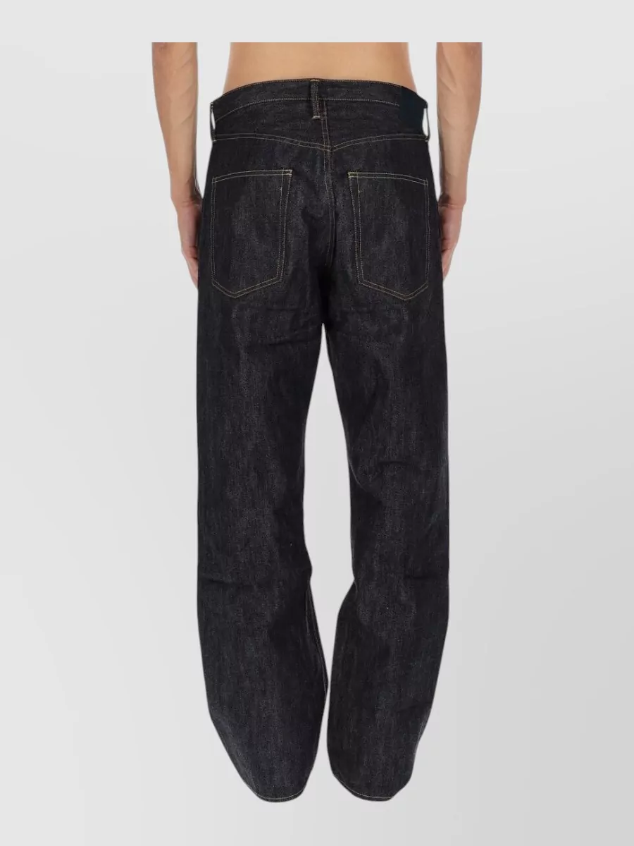 Visvim Five-Pocket Trousers With Belt Loops And Contrast Stitching