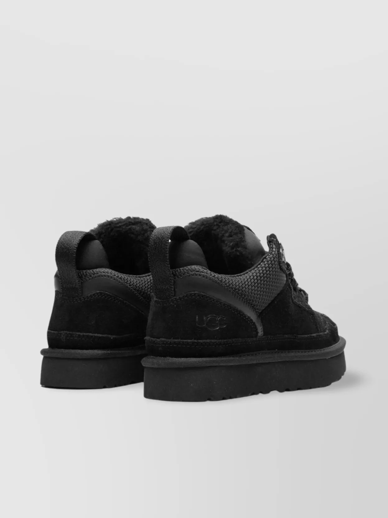 Ugg Padded Collar Canvas Sneakers