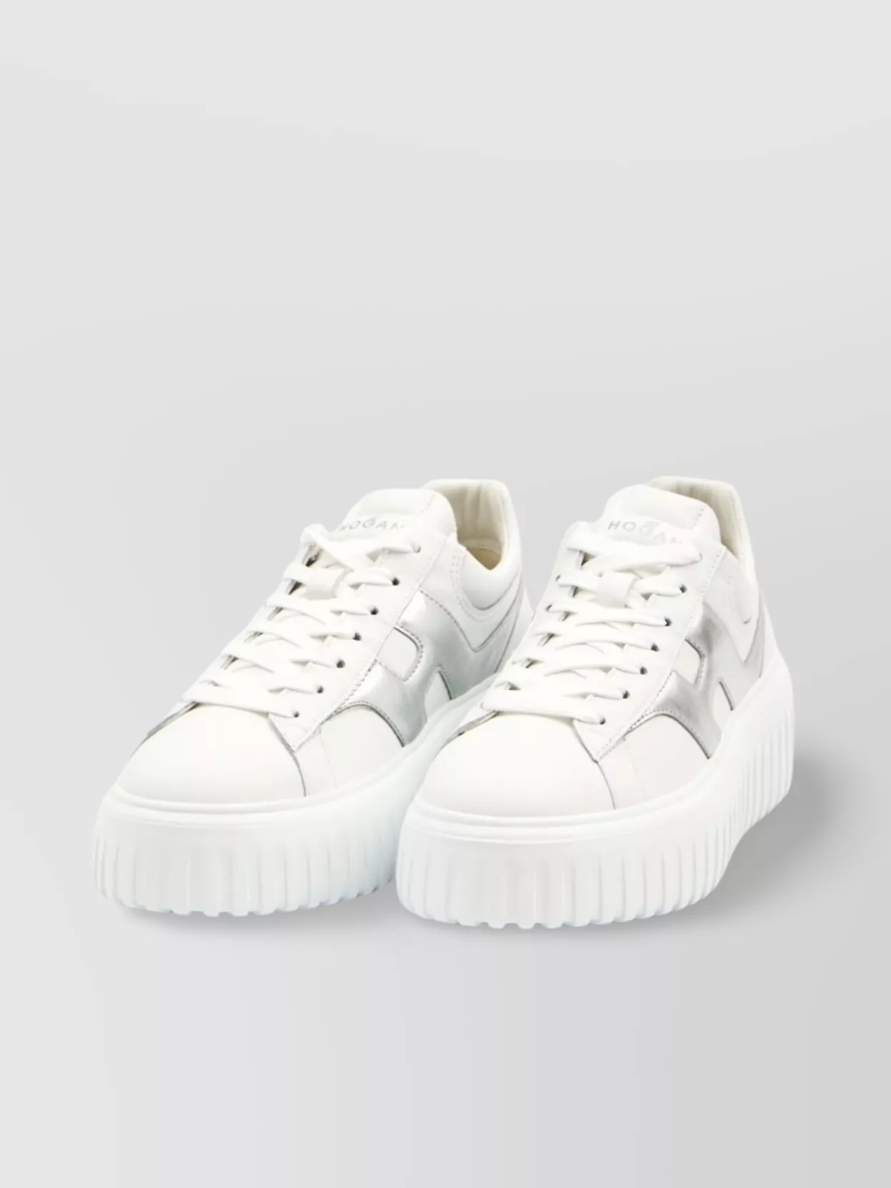 Hogan Panel perforated color-block sneakers | The Fashion Square