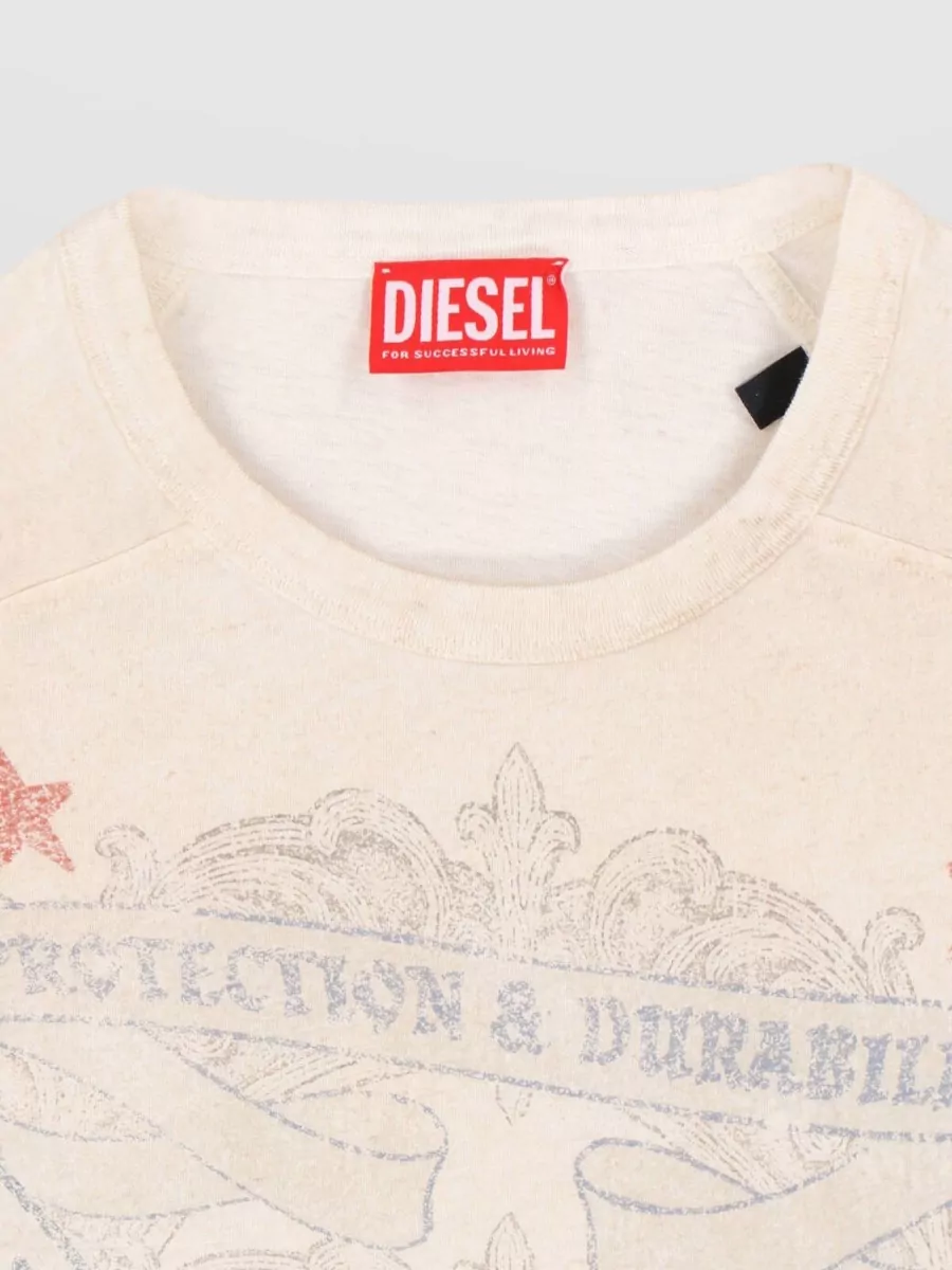 Diesel Cotton Hemp Short-Sleeve T-Shirt