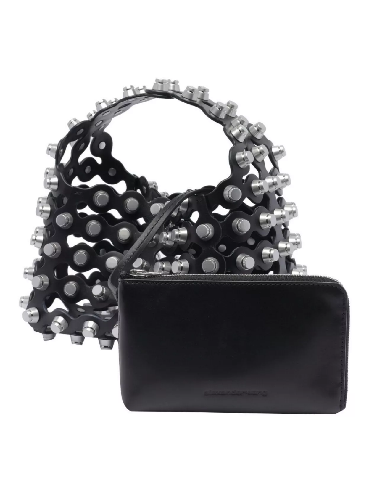 Alexander Wang Handle Structure Studded Tote Bag