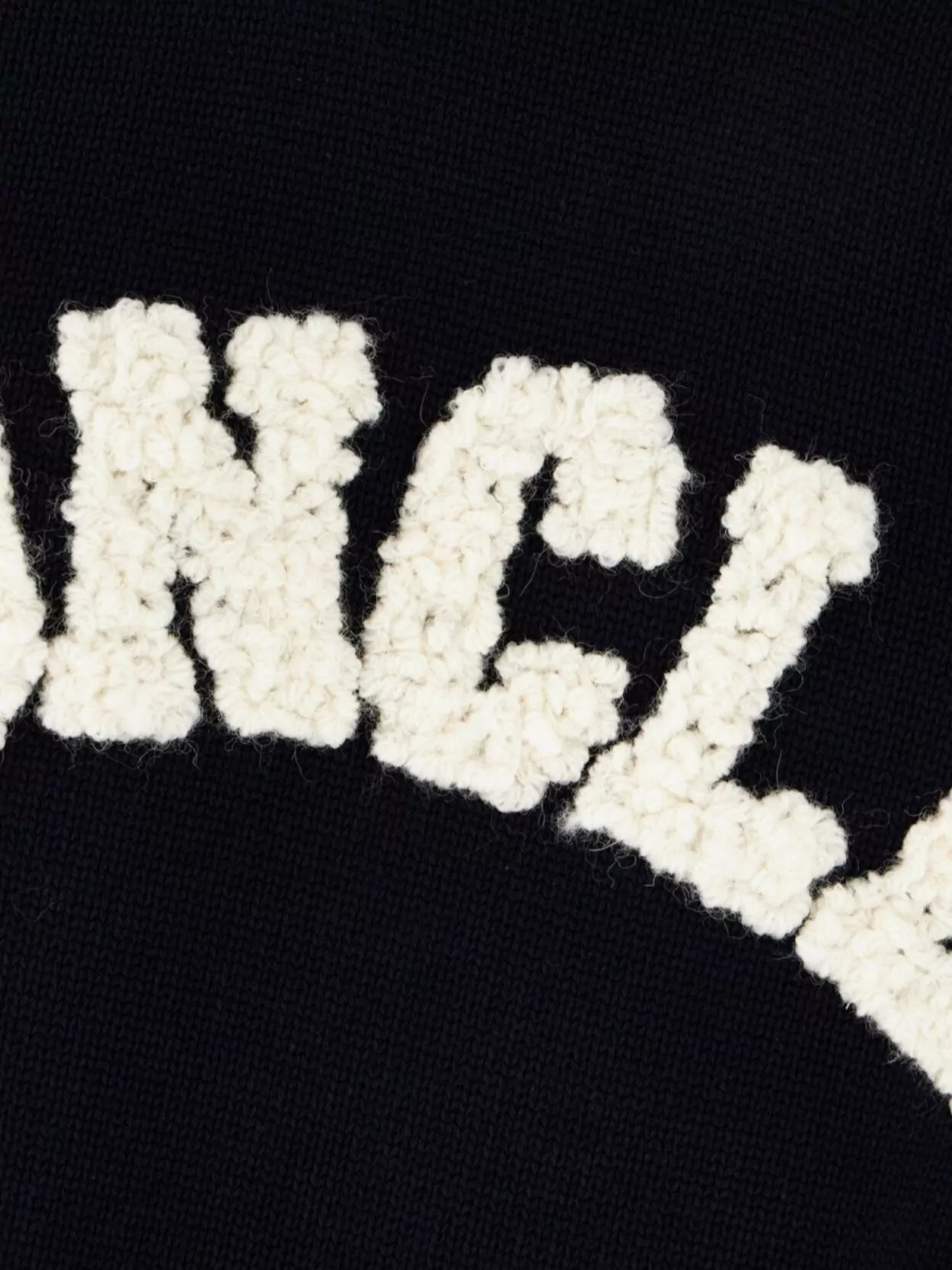 Moncler Cotton Crew Neck Sweater With Ribbed Cuffs And Hem