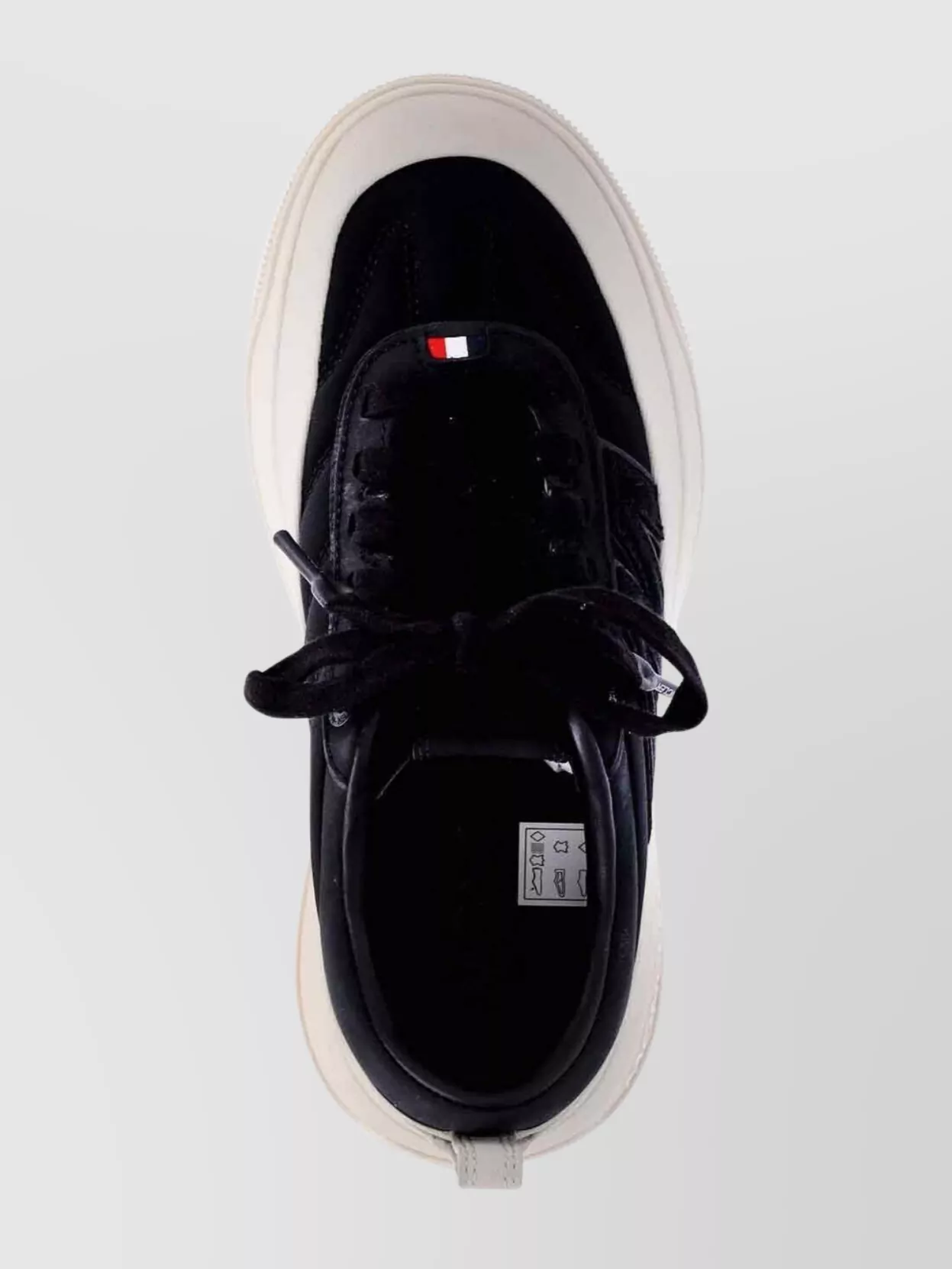 Moncler Casual Sneakers With Contrast Sole And Pull Tab