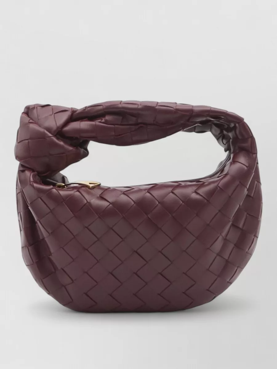 Bottega Veneta jodie mini leather clutch bag
