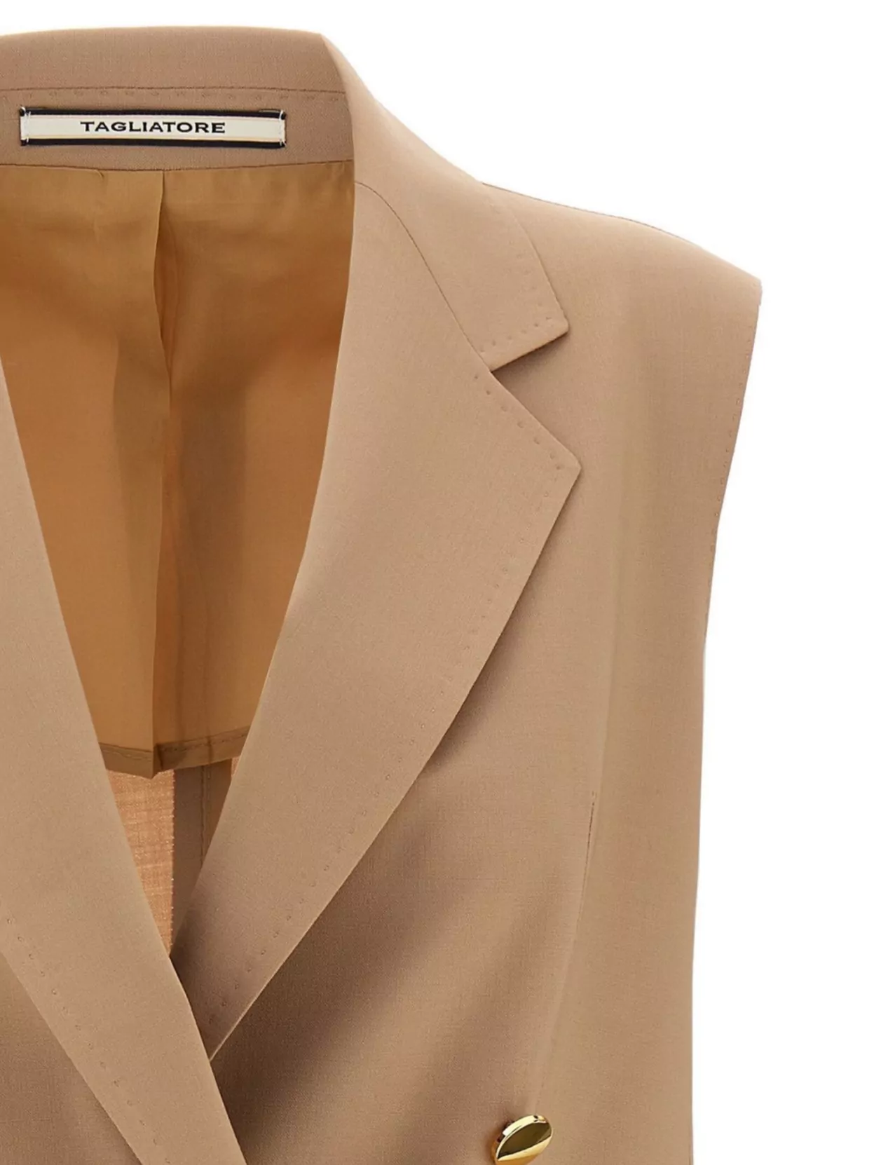 Tagliatore Bernice Double-breasted Sleeveless Blazer