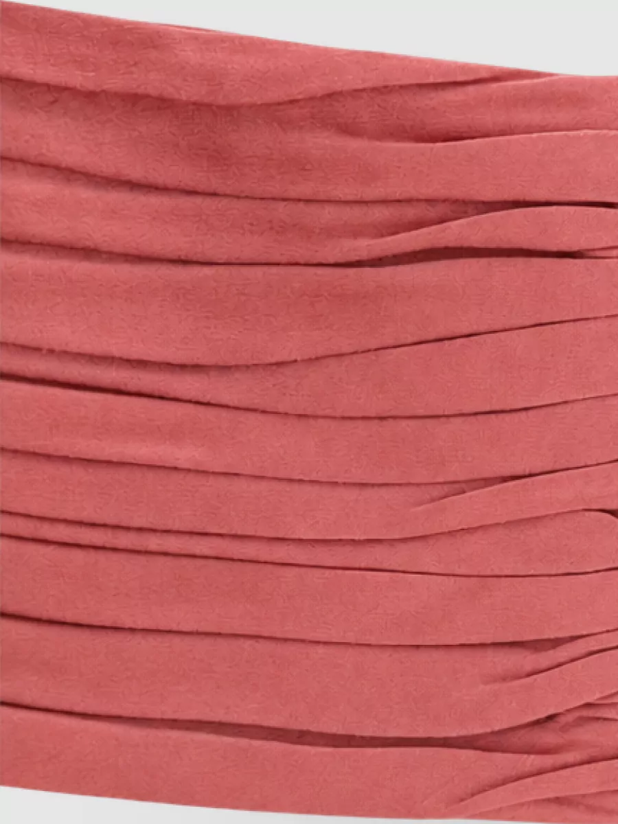 Valentino Garavani Satin Pleated Waist Belt