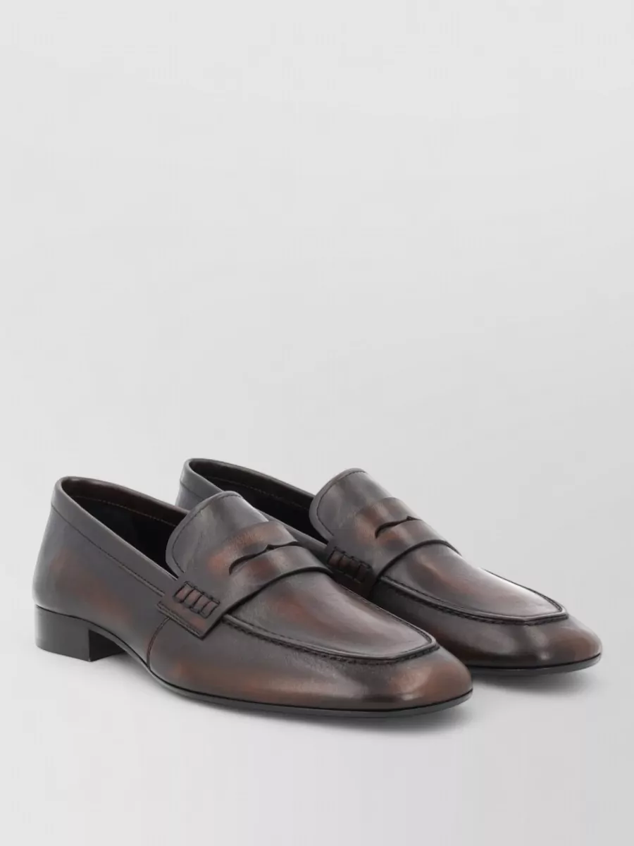 Dries Van Noten Leather Loafers