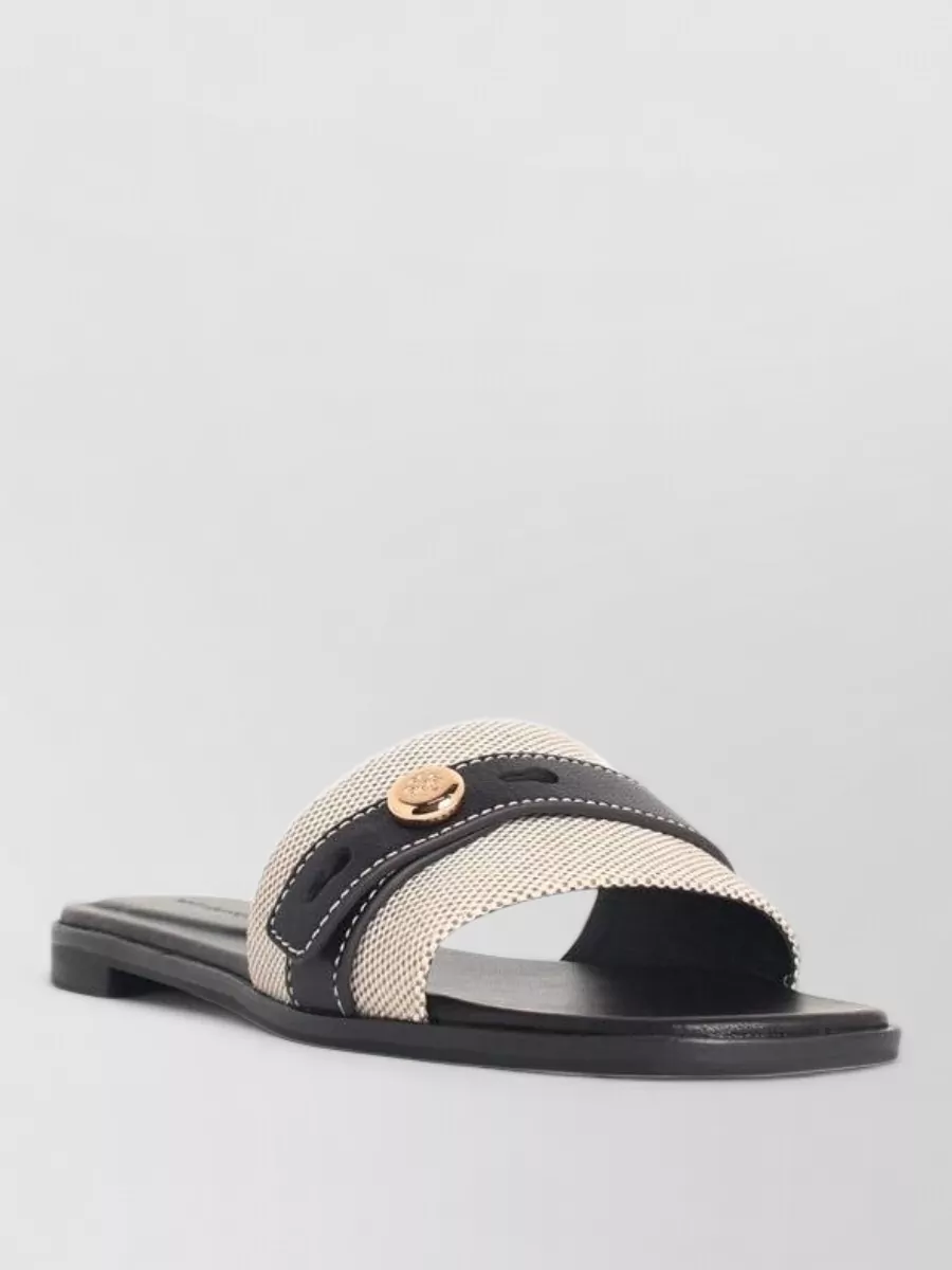 Tory Burch Leather Slides