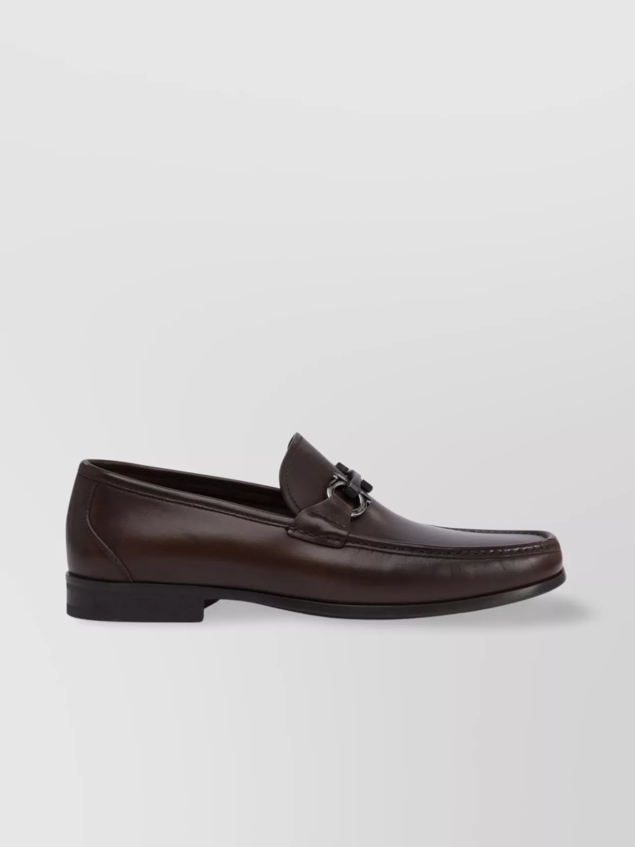 Ferragamo Slip-ons With Leather Sole And Metal Hardware
