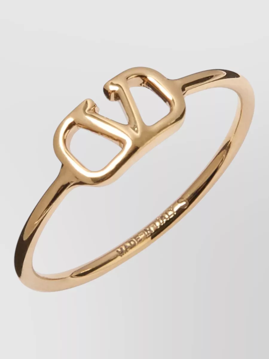 Valentino Garavani Metal Logo Ring