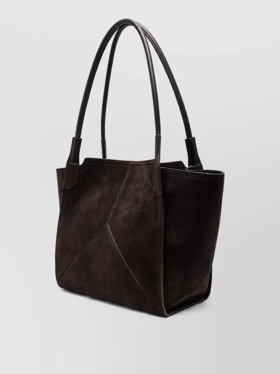 Victoria Beckham Victoria Suede Panelled Tote Bag