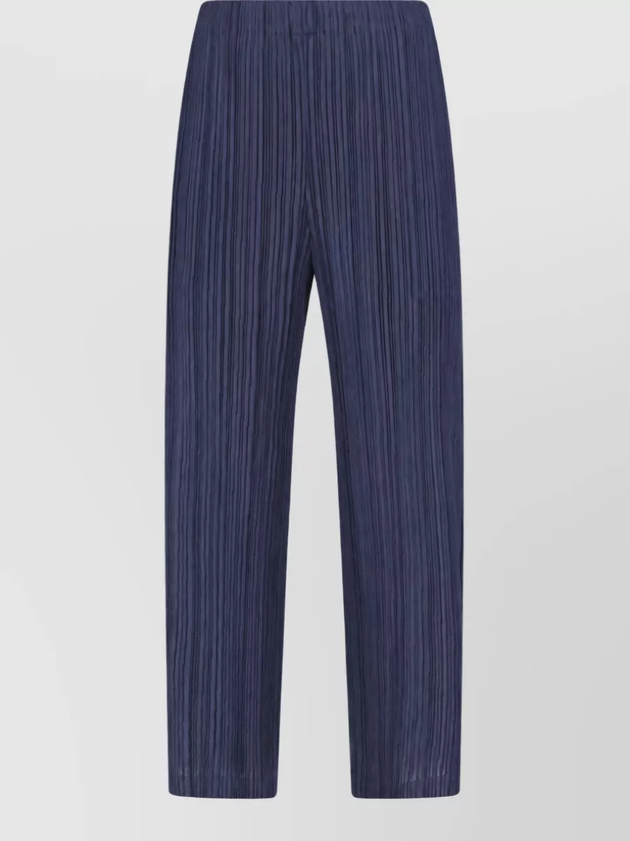 Pleats Please Issey Miyake straight trousers