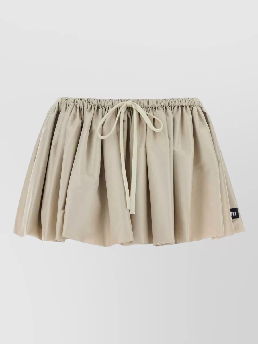 Miu Miu Jacquard mini skirt