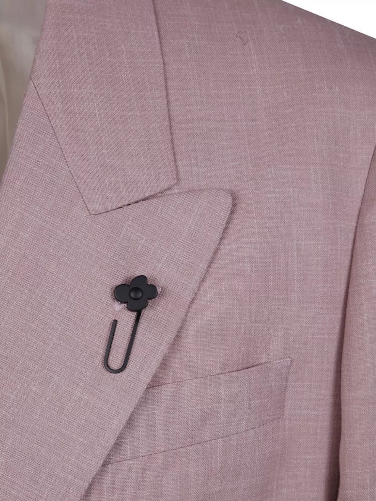 Lardini Structured Double-breasted Jacket Button Detailing In Purple