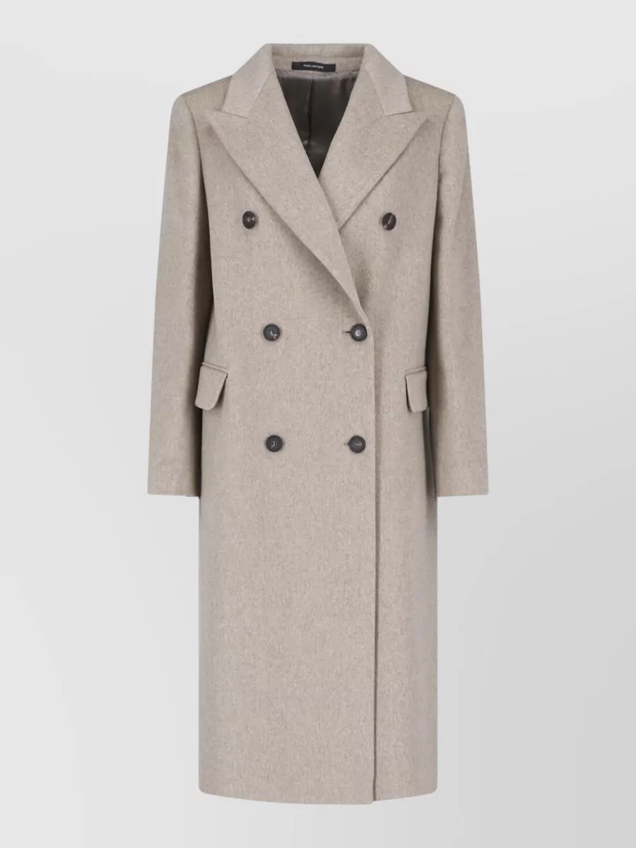 Tagliatore Virgin wool double breasted coat