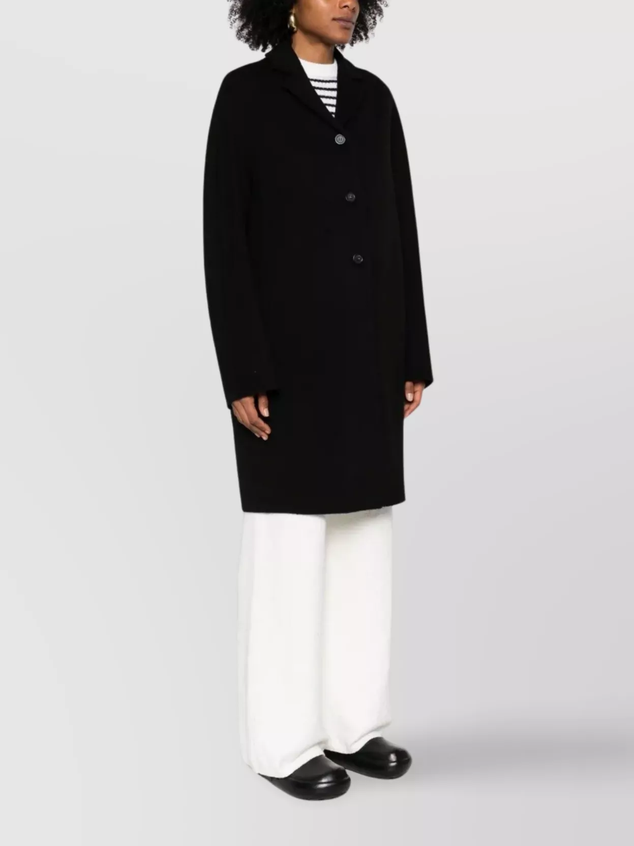 Sportmax Adria Coat With Long Raglan Sleeves