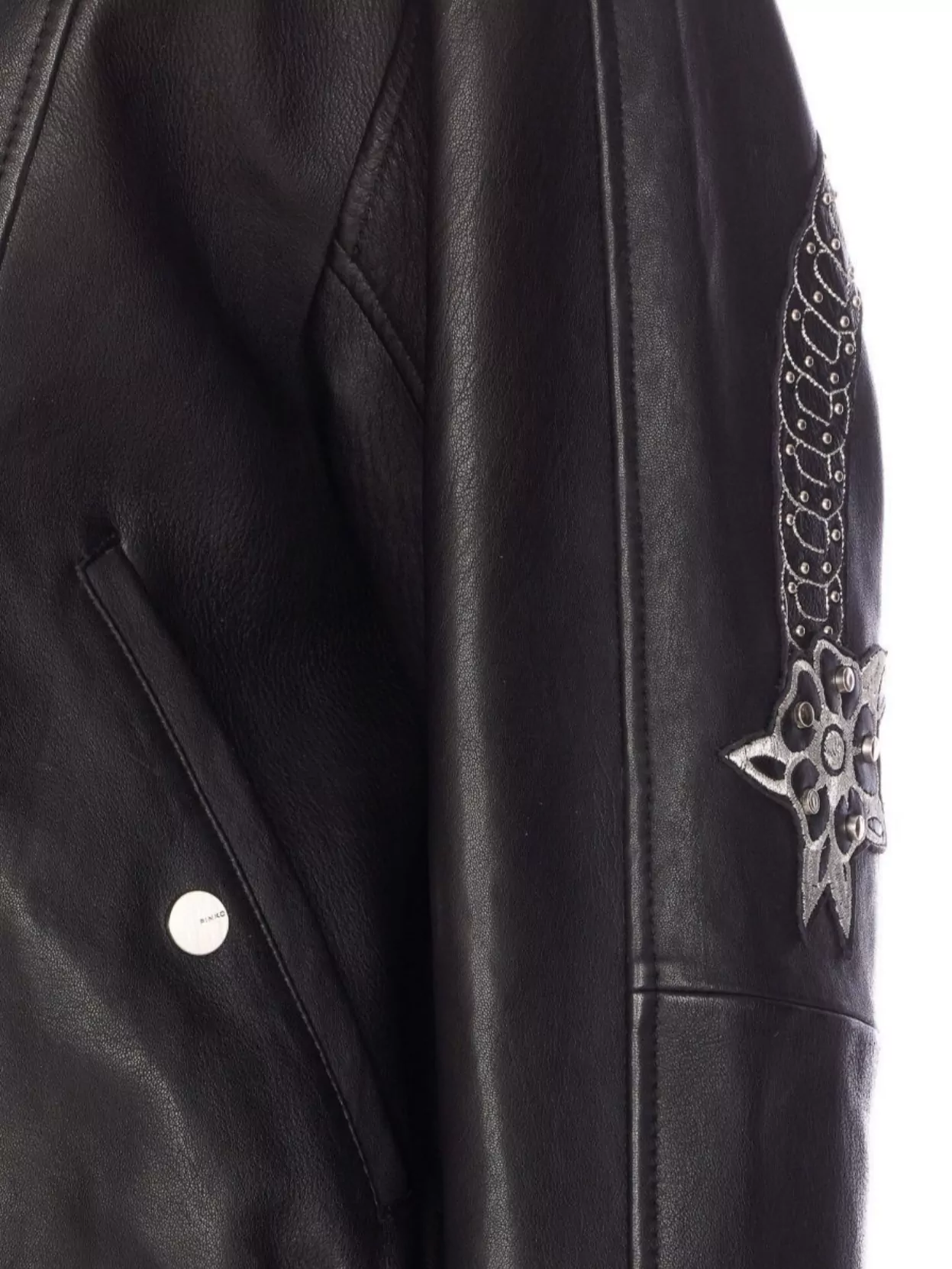 Pinko Stylish Guanciale Jacket Belted Waist