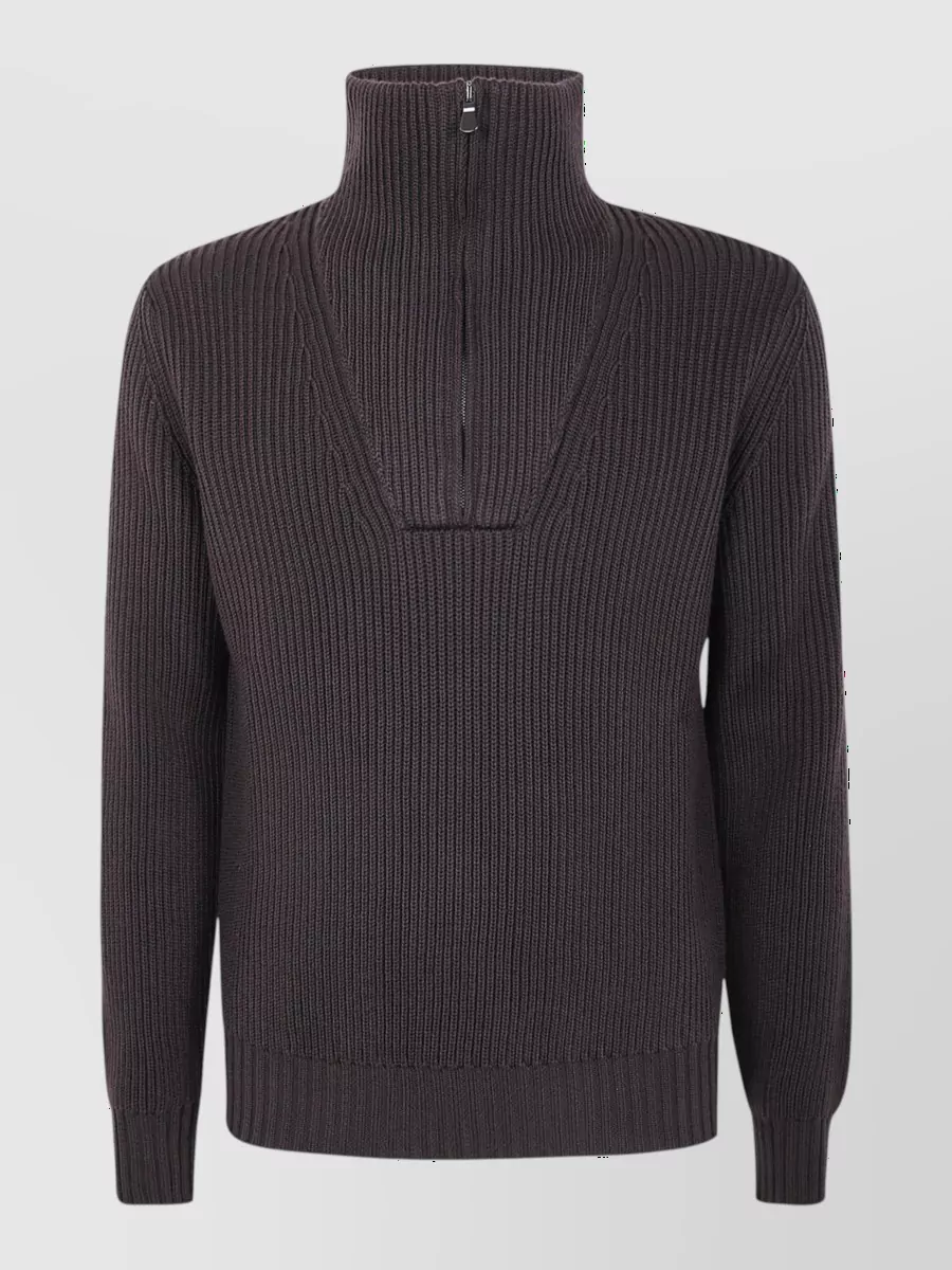 Filippo De Laurentis half zip wool jumper