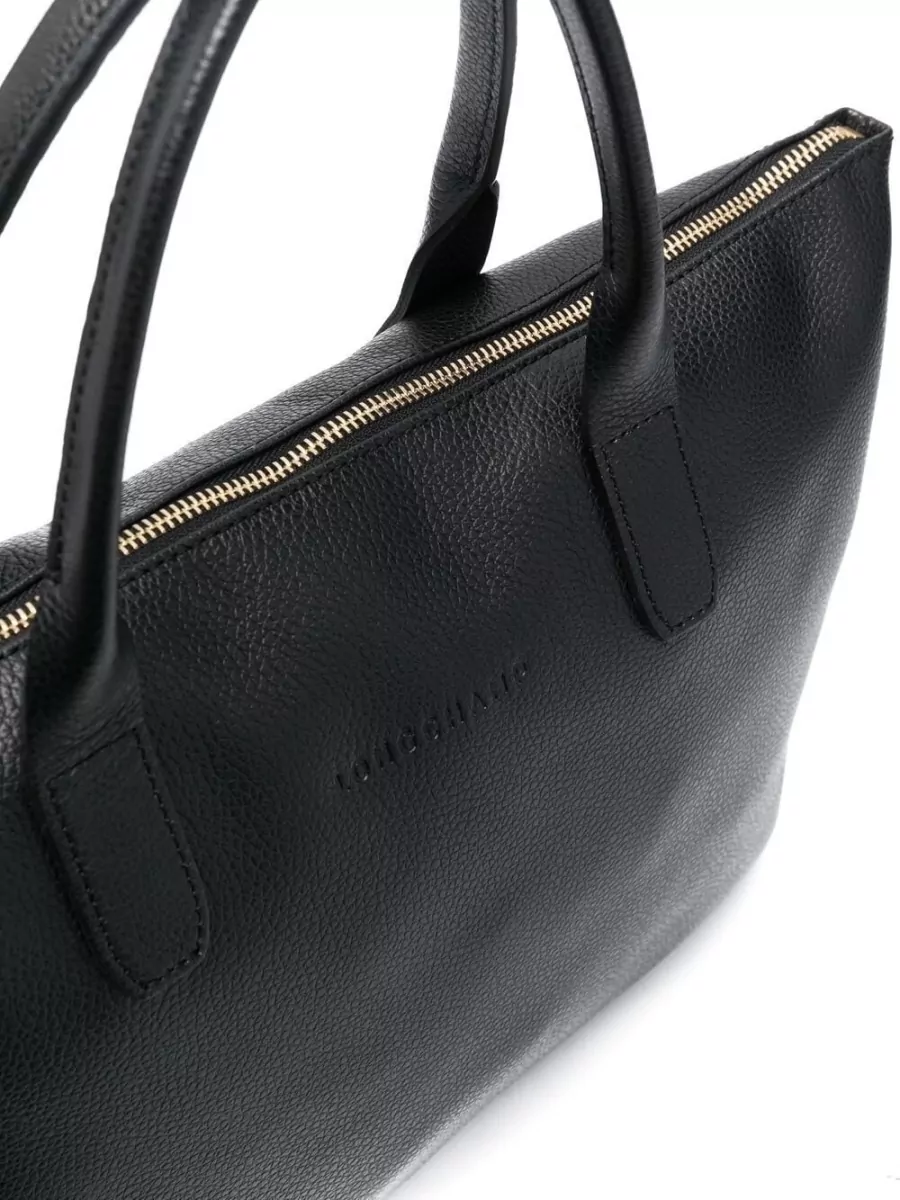 Longchamp Foulonné Laptop Bag Top Handles Shoulder Strap