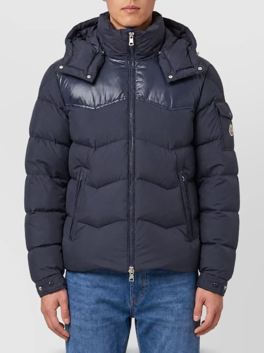 Moncler down hooded puffer jacket