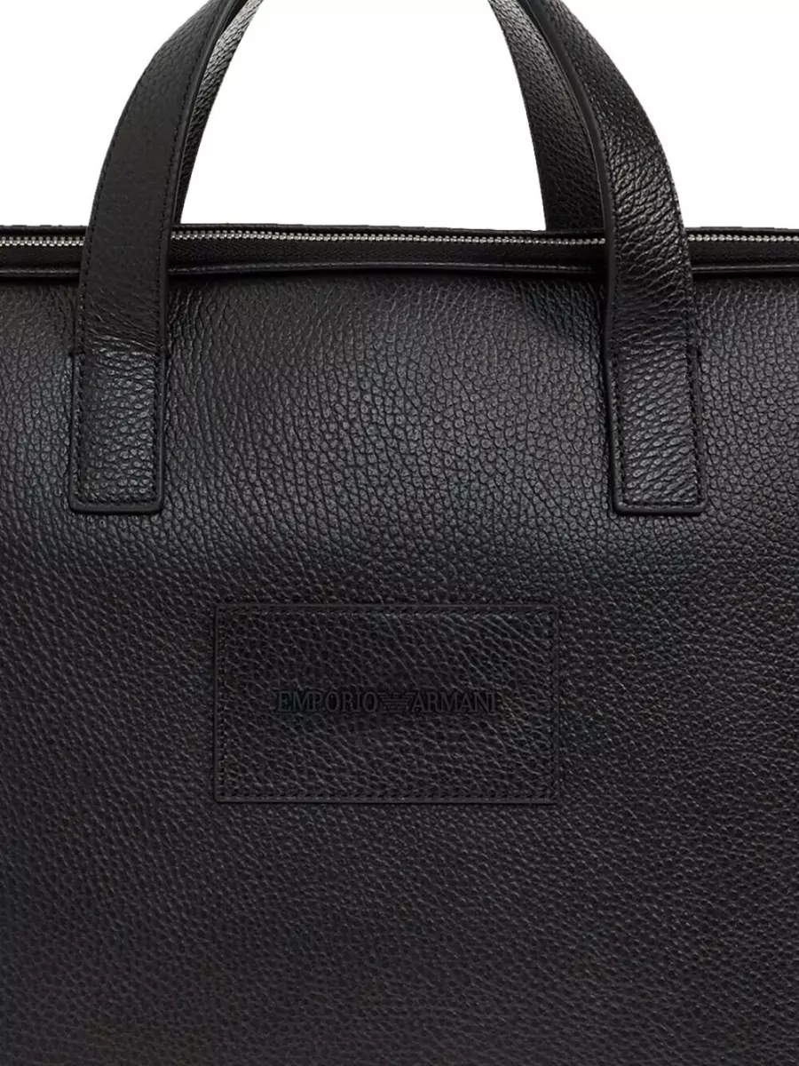 Emporio Armani Leather Duffel Bag