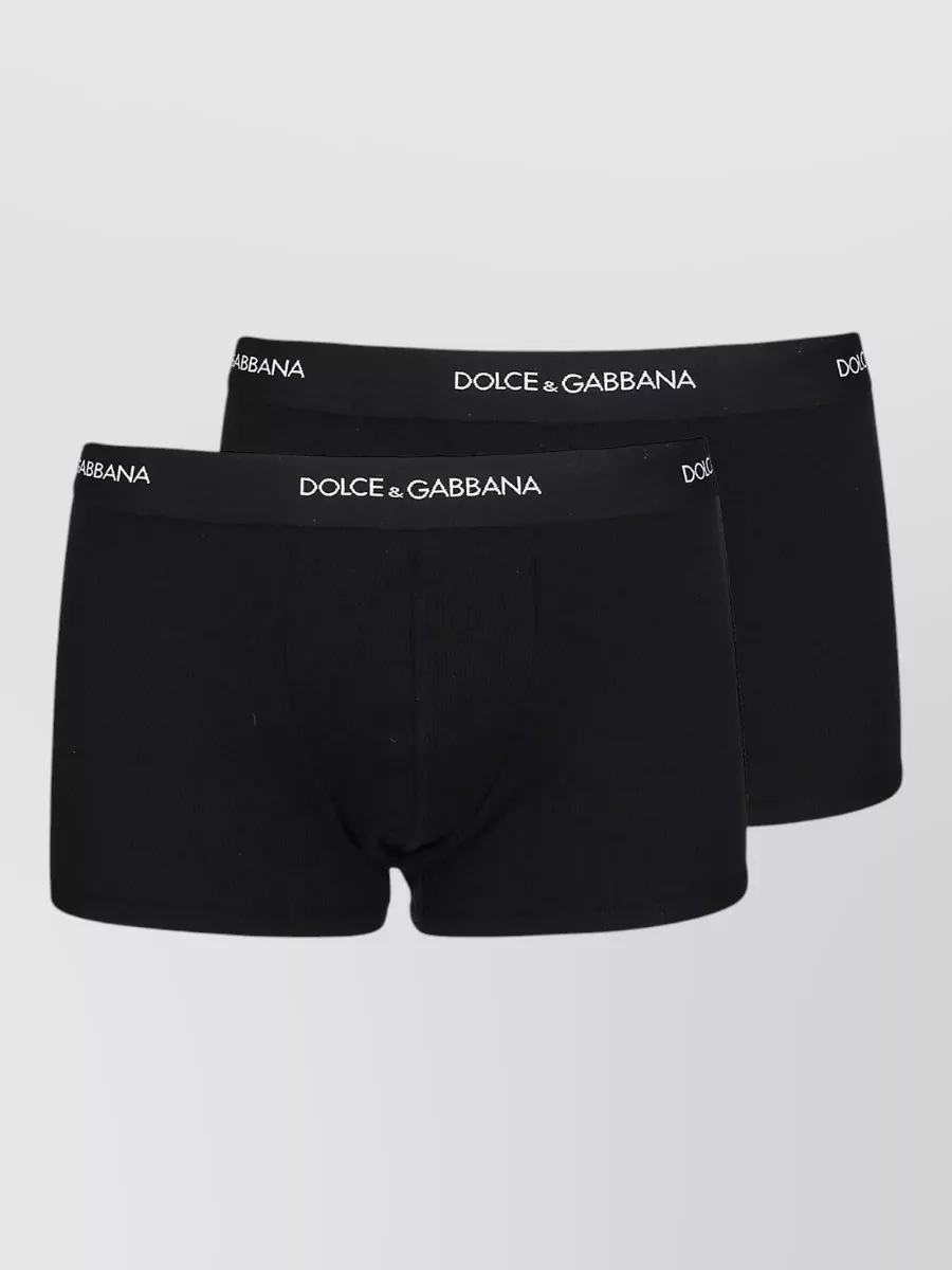 Dolce & Gabbana Stretch Waistband Mens Underwear Bottom Pack