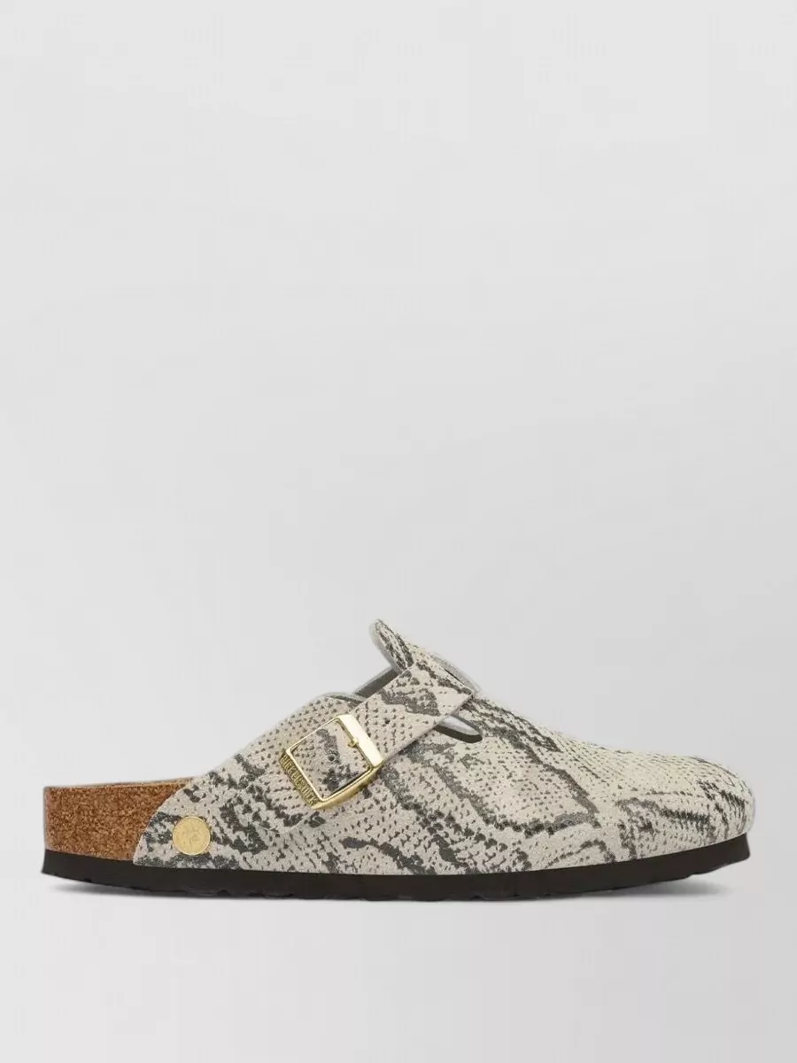 Birkenstock suede leather mules