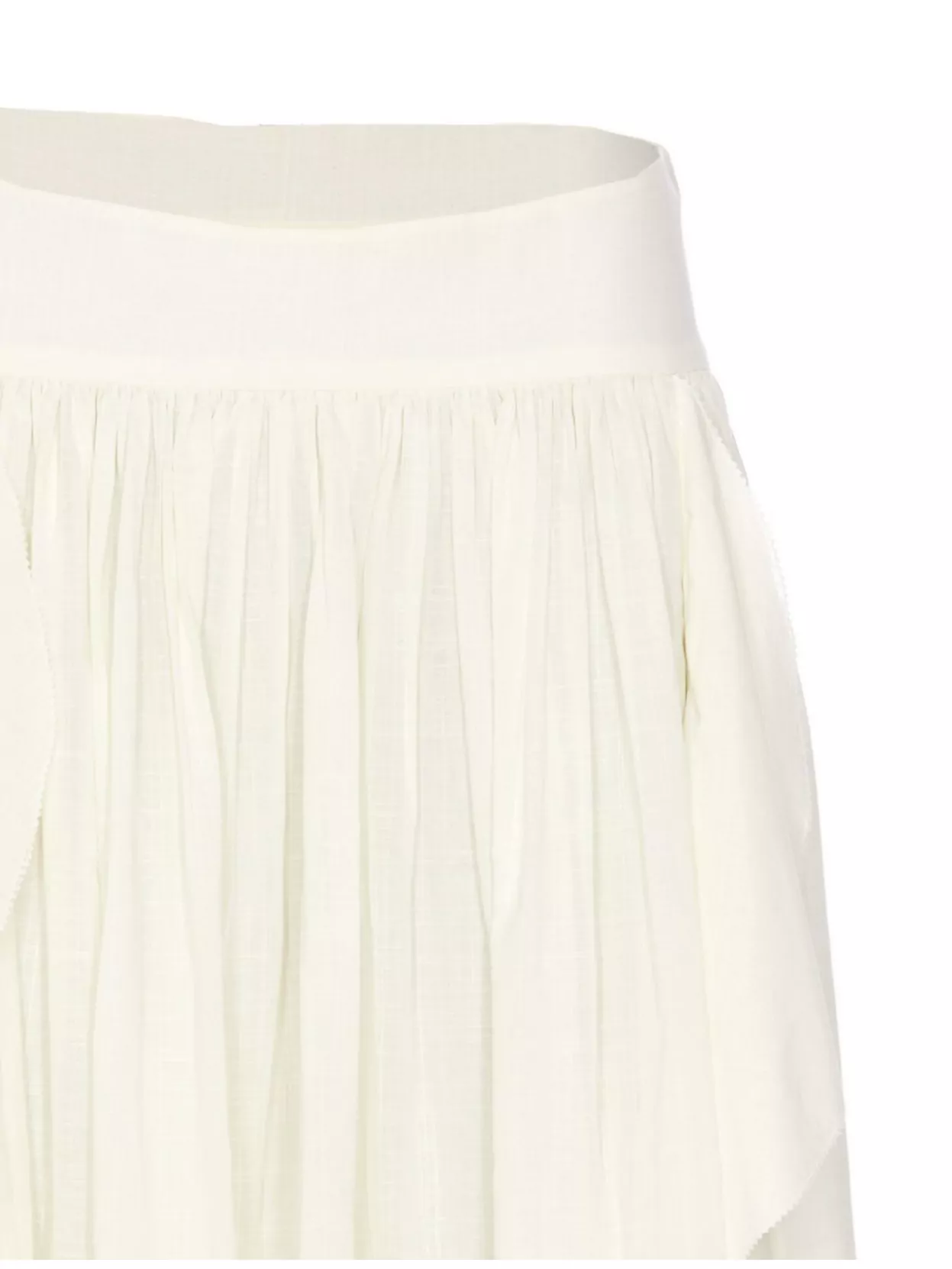 Shop Zimmermann Ruffle Acacia Maxi Skirt Midi Length