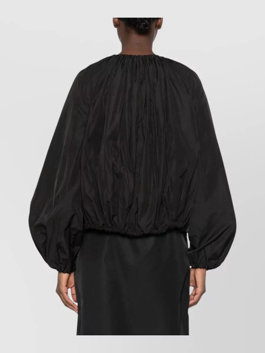 Totême Gathered Long-Sleeve Blouse