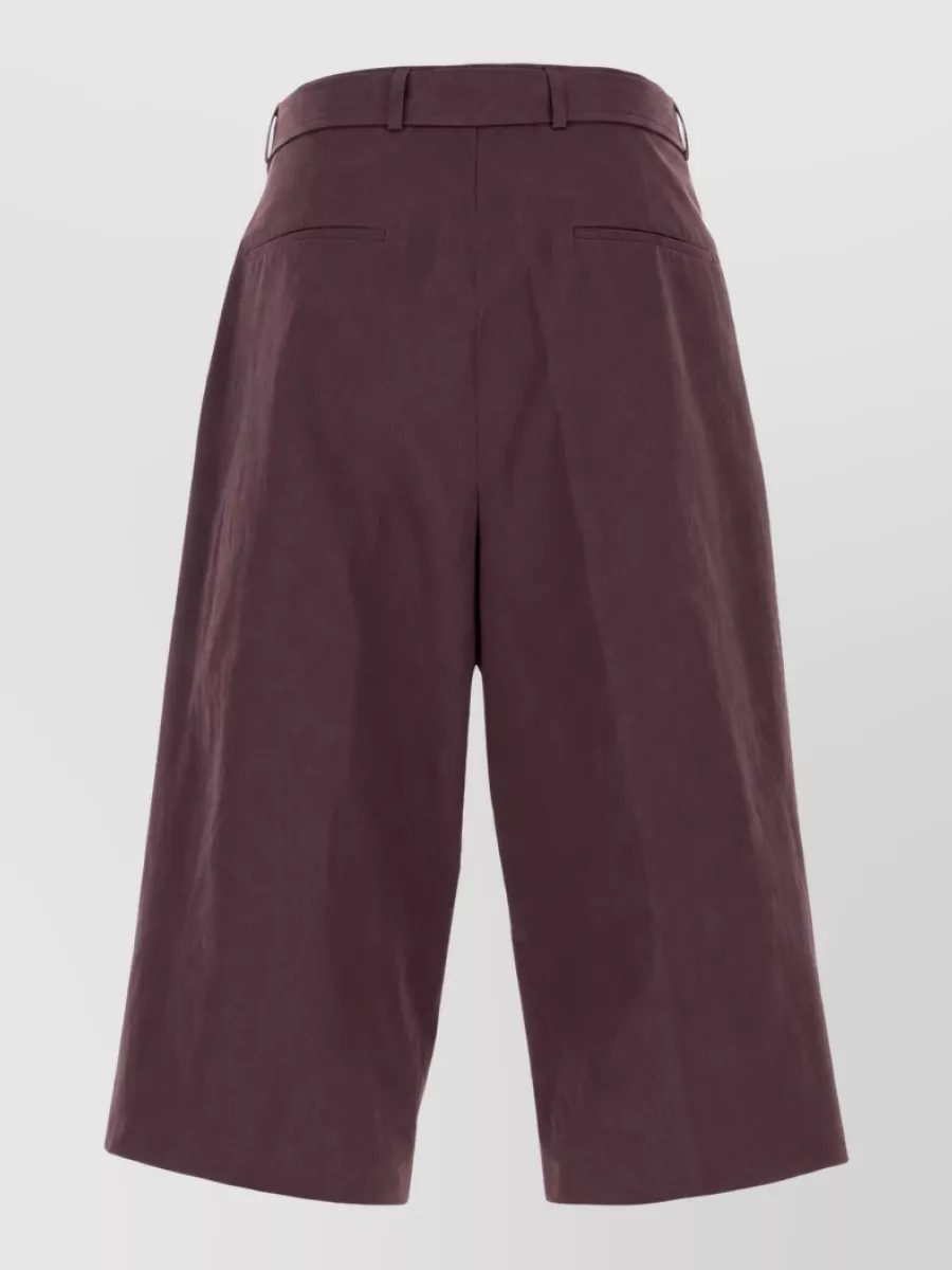 Dries Van Noten Cotton Tailored Bermuda Shorts