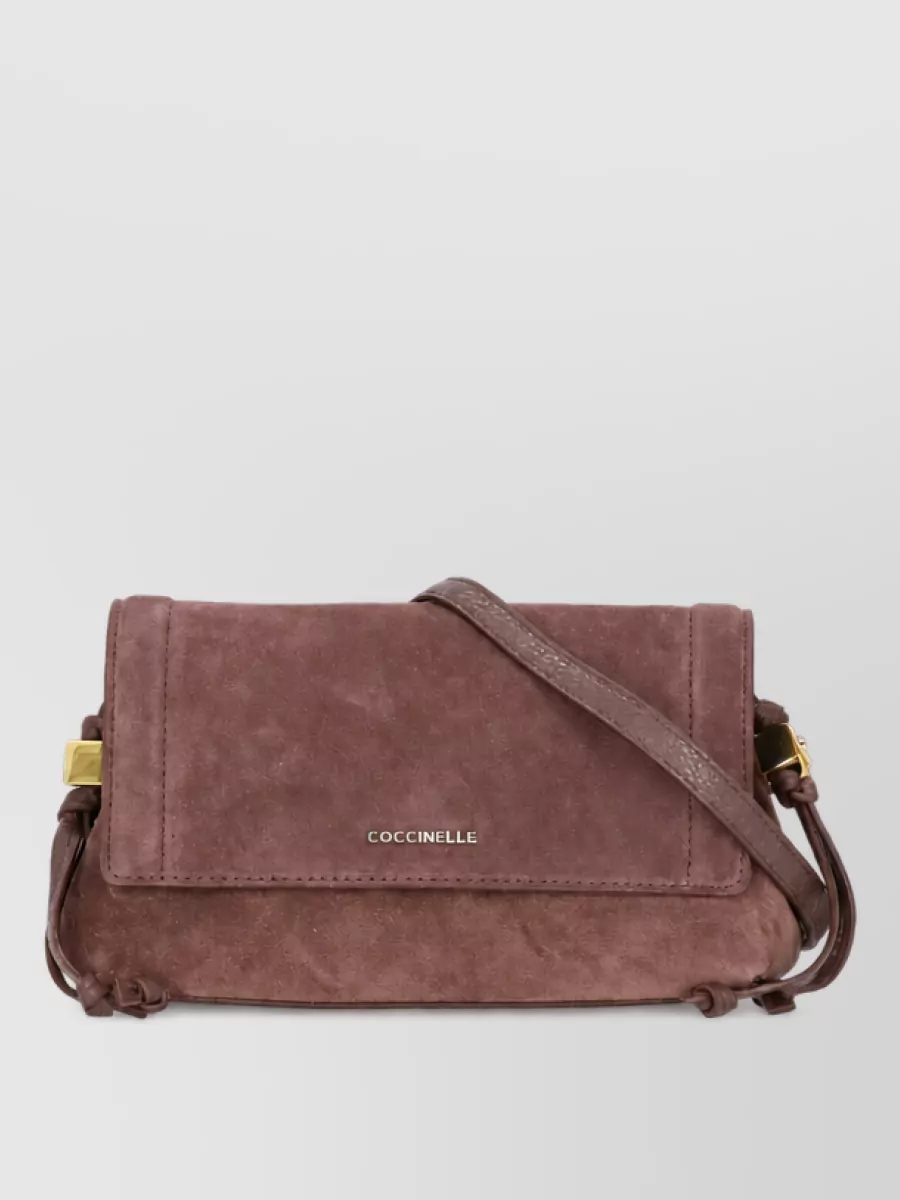 Coccinelle suede shoulder bag