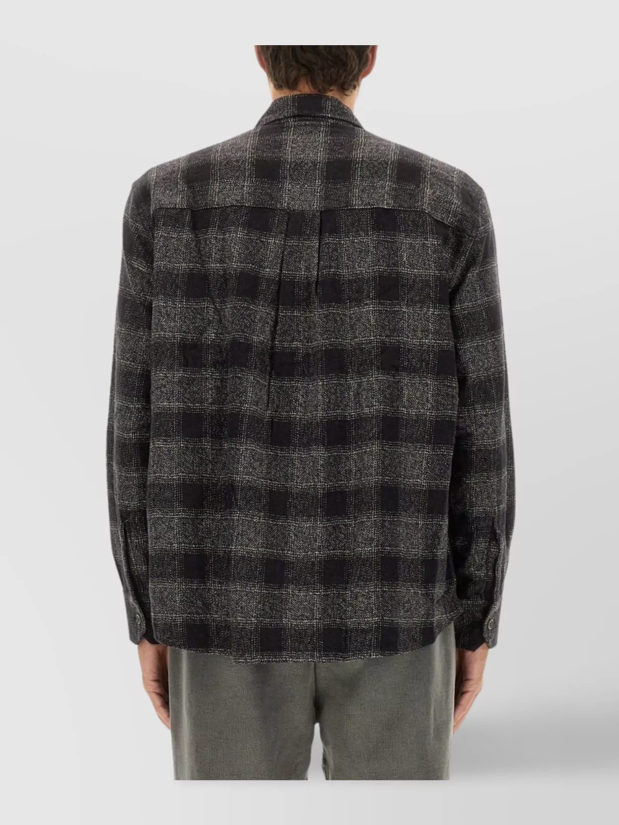 Our Legacy Long Sleeve Checked Shirt With Chest Pocket In Brown