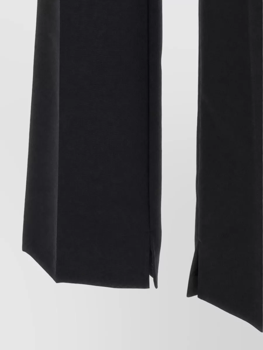 Elisabetta Franchi Virgin Wool High-Rise Flared Suit Trousers