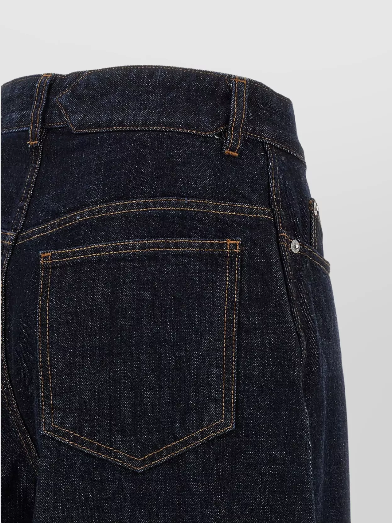 Jacquemus Ovalo Denim Trousers Featuring Pockets