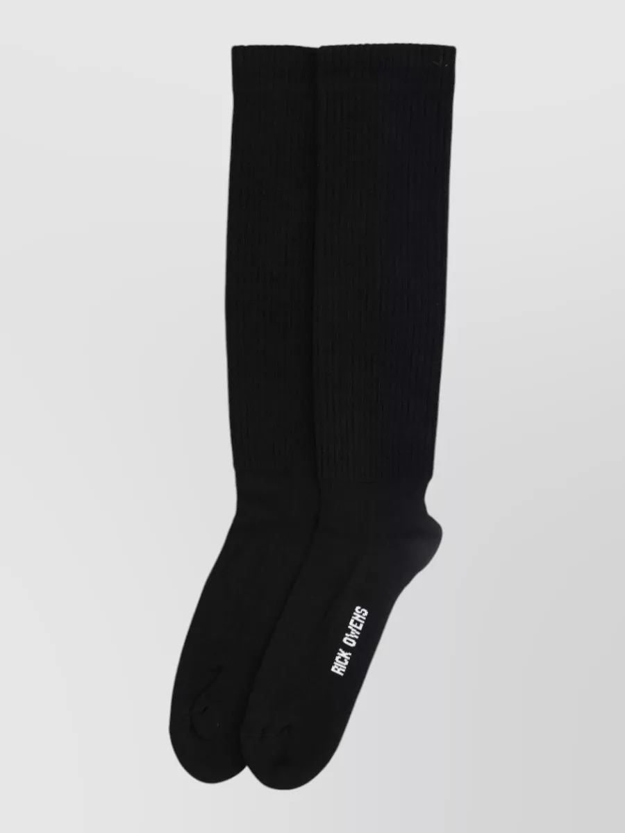 Rick Owens logo socks