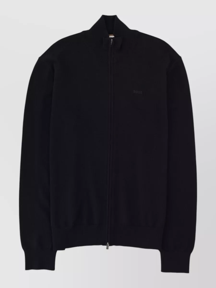 Boss logo cardigan