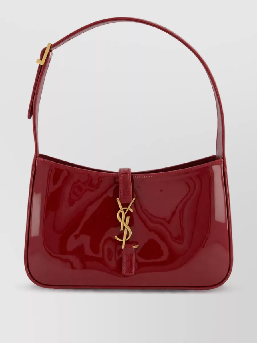 Saint Laurent le 5 À 7 patent calfskin shoulder bag