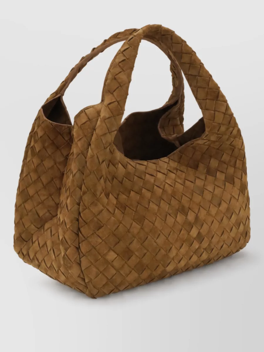 Bottega Veneta Campana Suede Tote Bag