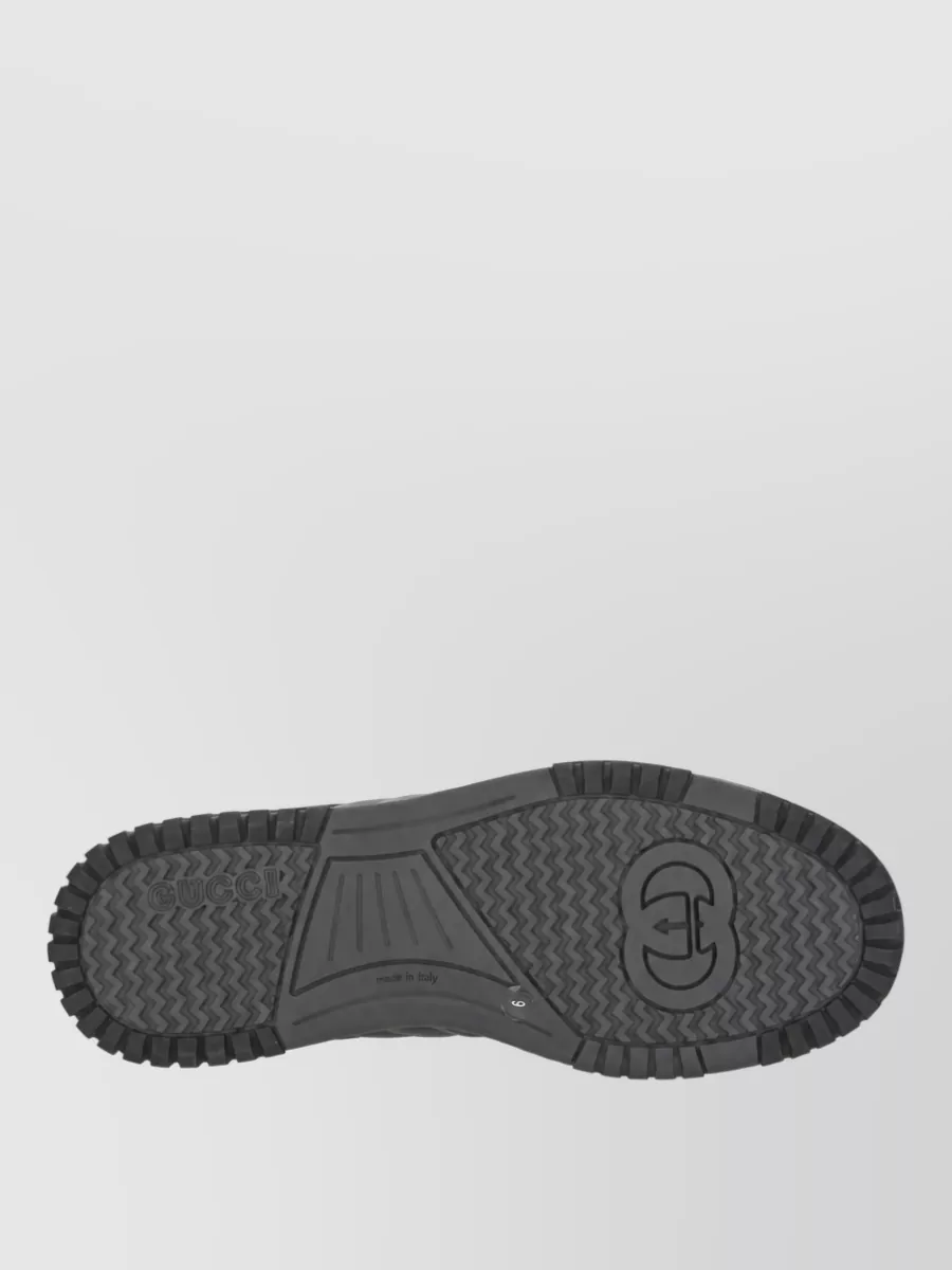 Gucci Leather Low-Top Sneakers