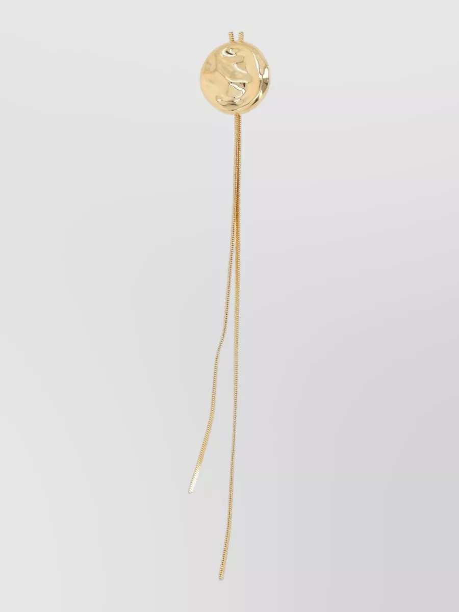 Federica Tosi Gold-Plated Bronze Lariat Necklace